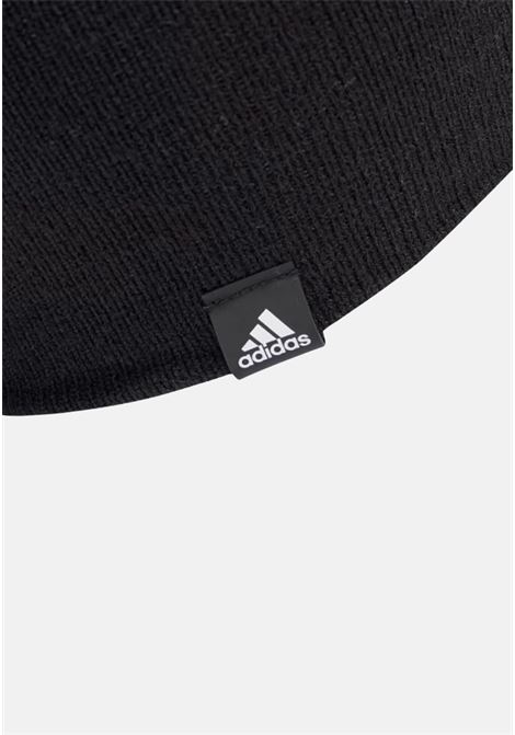 Black beanie with knitted logo for men and women ADIDAS PERFORMANCE | IB2653.